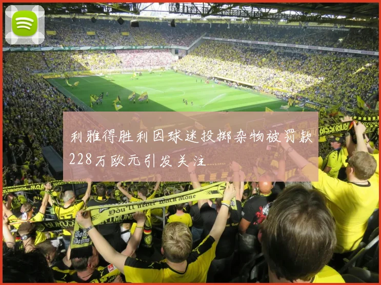 利雅得胜利因球迷投掷杂物被罚款228万欧元引发关注